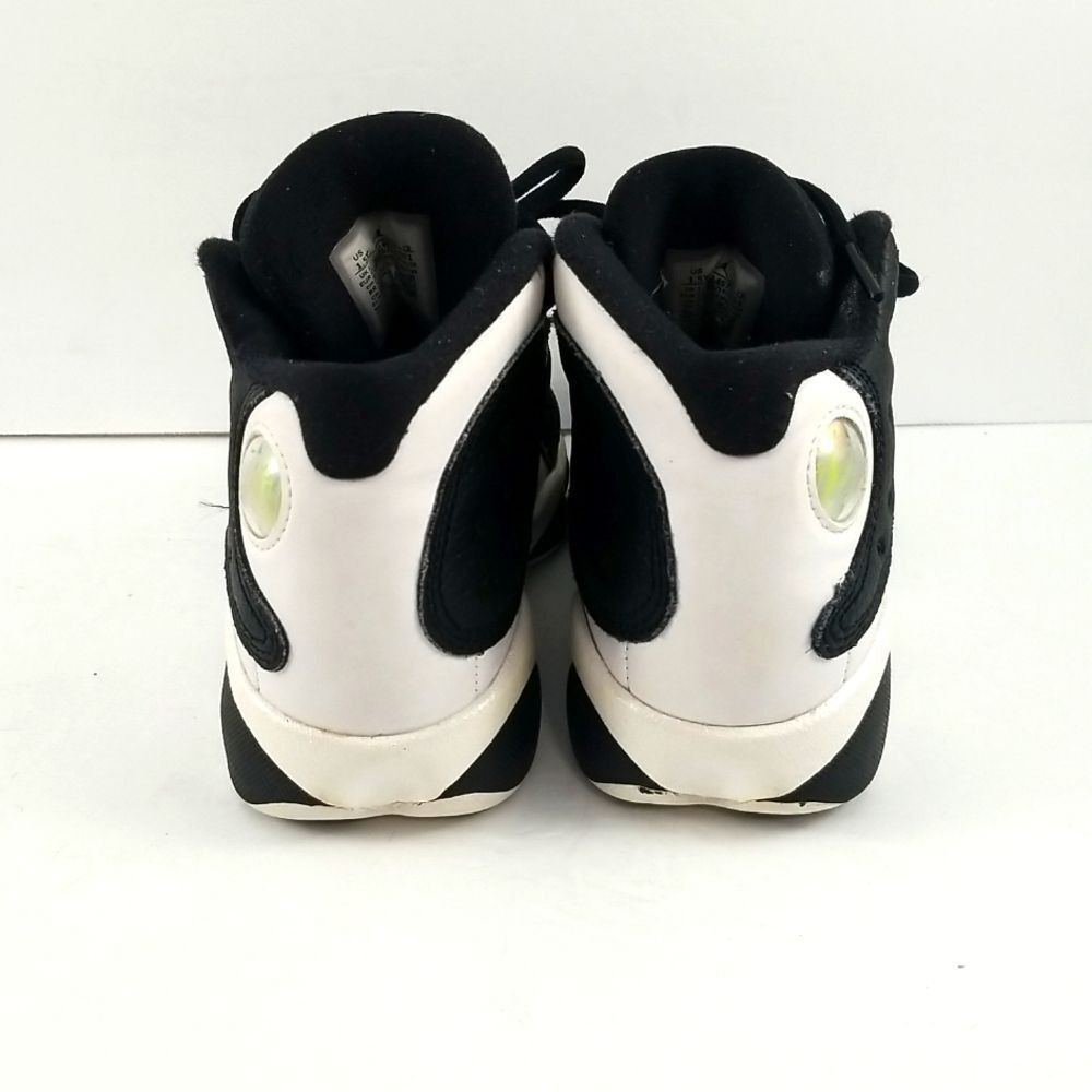 Jordan 13 Retro Black White Gym Red Kids Sneakers Size 1.5Y S629 - Picture 6 of 10
